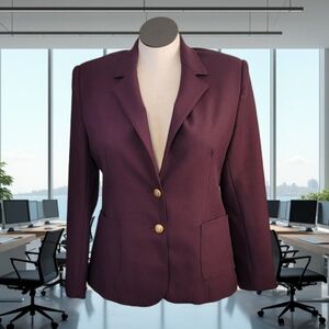 Vintage 70s Purple Blazer